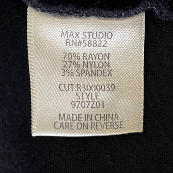 Max Studio Black Stretch Leggings Pants – XS - Picture 5 of 7